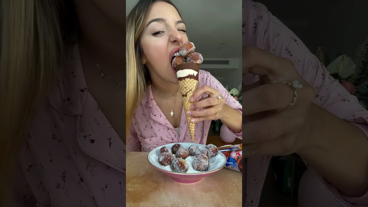 יש על השילוב בין חם לקר? המתכון למיני סופגניות קלות להכנה נמצא בתיאור