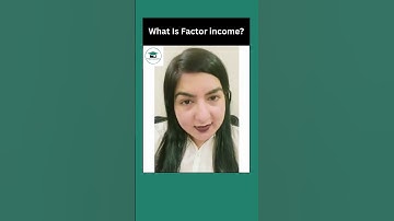 What Is Factor income? | Class 12th | Economics #shorts