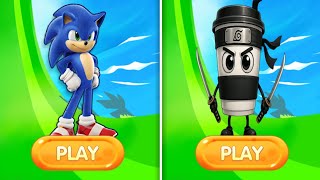 Sonic Dash Vs Subway Rush: Endless Runner - Gameplay Speed Battle | Epic Run 🔥🤯 screenshot 2