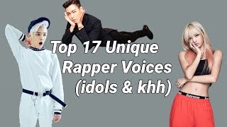 Top 17 Most Unique Rapper Voices In Kpop & Khh