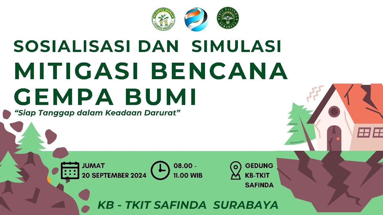 KB -TKIT SAFINDA - Sosialisasi dan Simulasi Bencana Alam Gempa Bumi