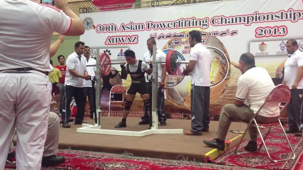 Zest Power Gym: 2013 Asian Juniors - Regie 200 kg Squat