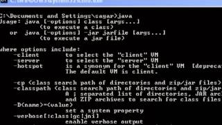 This video shows how we can check if java is installed or not in
windows from command prompt.