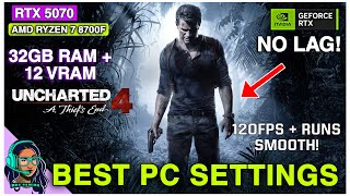 RTX 5070 Uncharted 4 Optimization Guide – Best Settings, Benchmark Results!