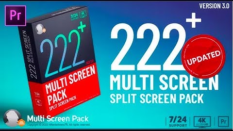 Multi Screen Pack - multi screen premiere pro templates