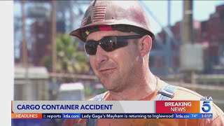 Download Lagu Dozens of cargo containers spill into Port of Long Beach MP3