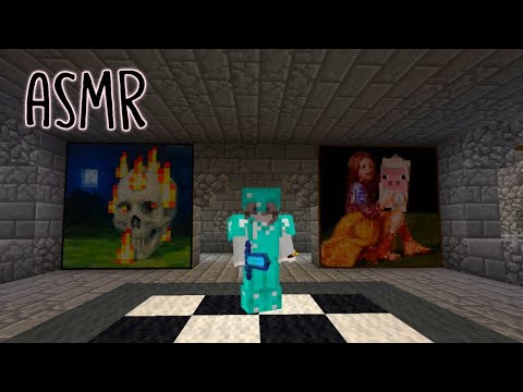 Minecraft Survival ASMR #20 | Construyendo establo y decorando ♡