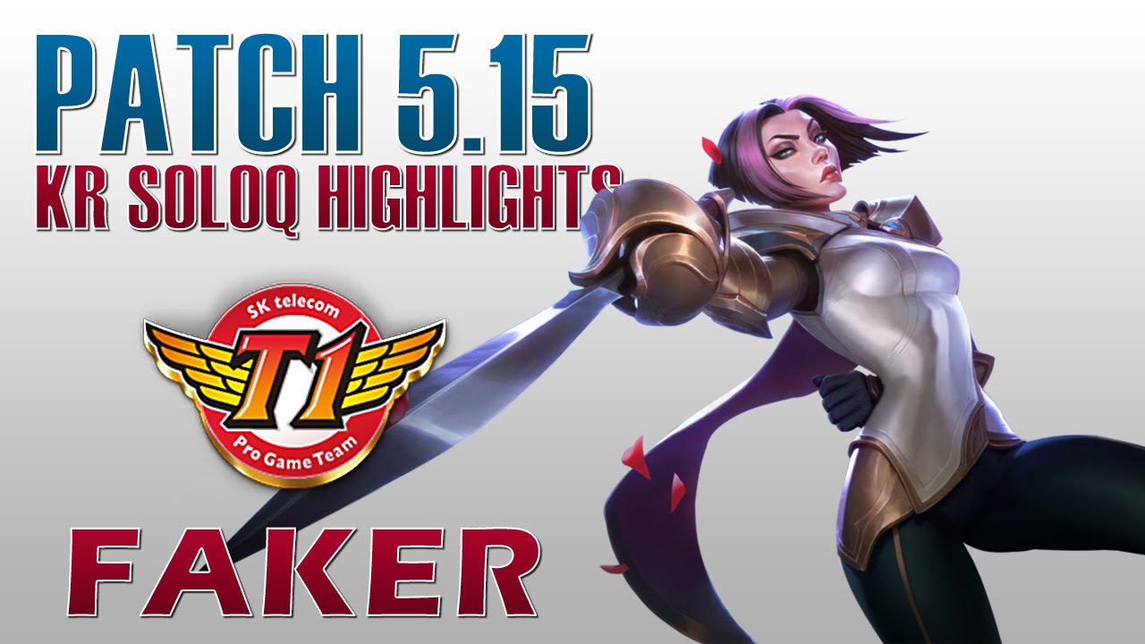 SKT T1 Faker - Fiora Top Lane - KR SoloQ Highlights
