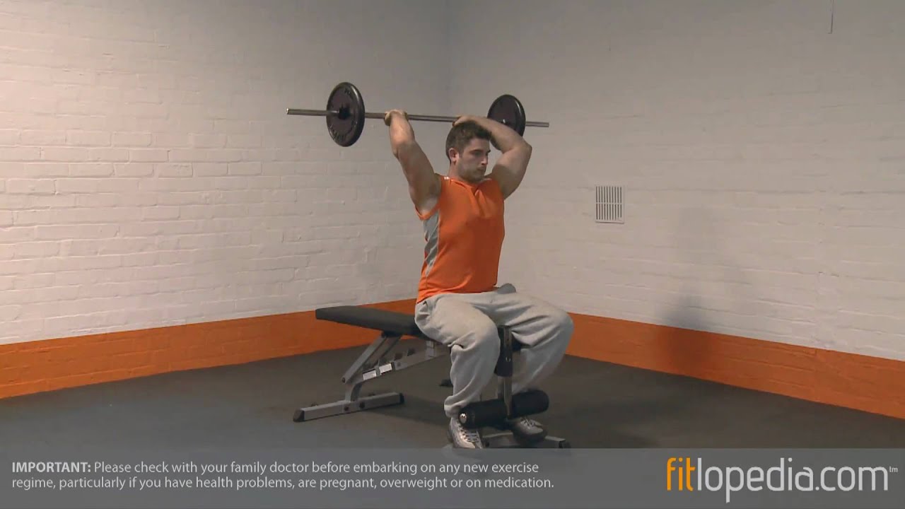 Seated Bb Tricep Extension