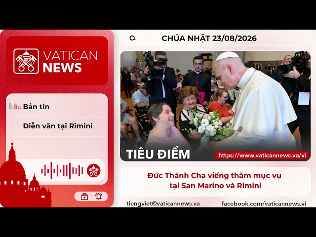 Radio Chúa Nhật 23/08/2026 - Vatican News Tiếng Việt