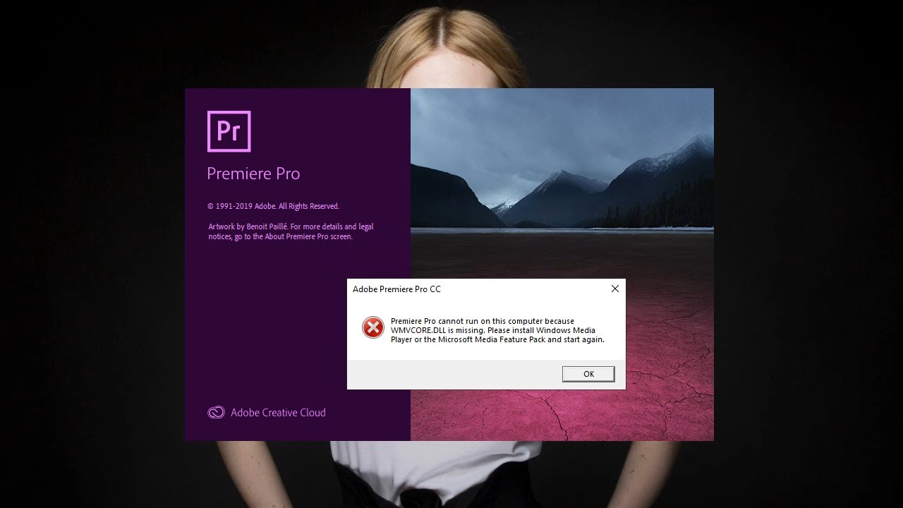 แก้ adobe premiere pro the code exe cannot proceed because 2019 - YouTube