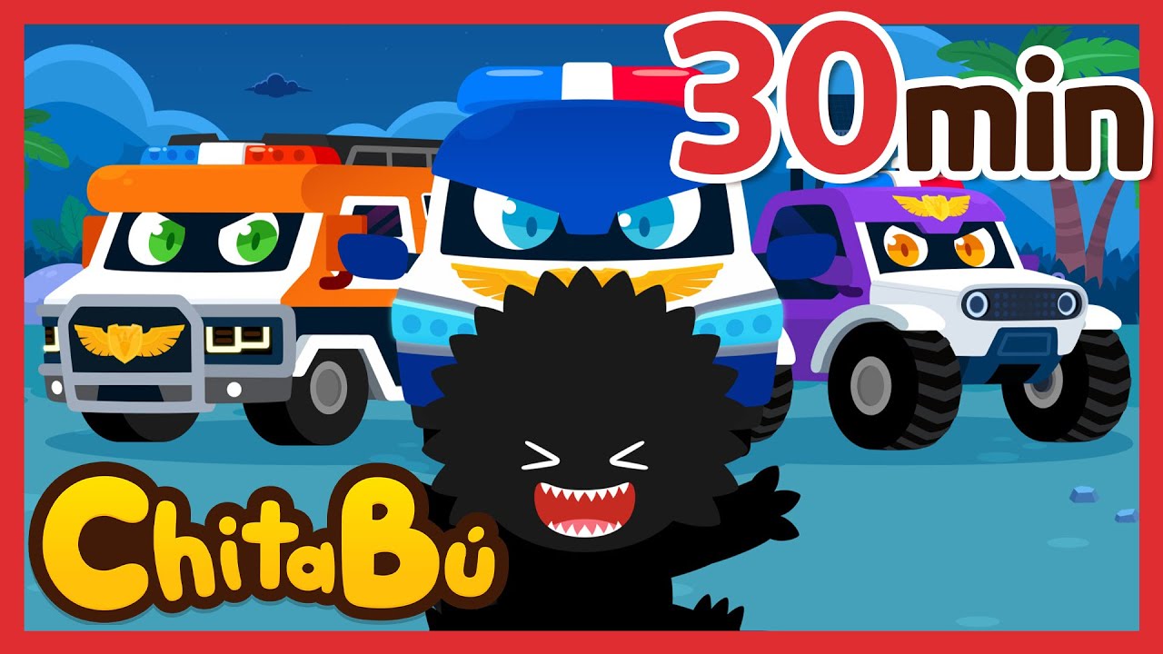 30 min de Dinosaurios y Dinocars | Canciones Infantiles | #ChitaBú