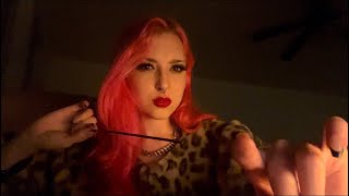 ASMR - Italian Auntie Plucks Your Bad Energy (Plucking, Visuals, Mouth Sounds, Whispering)