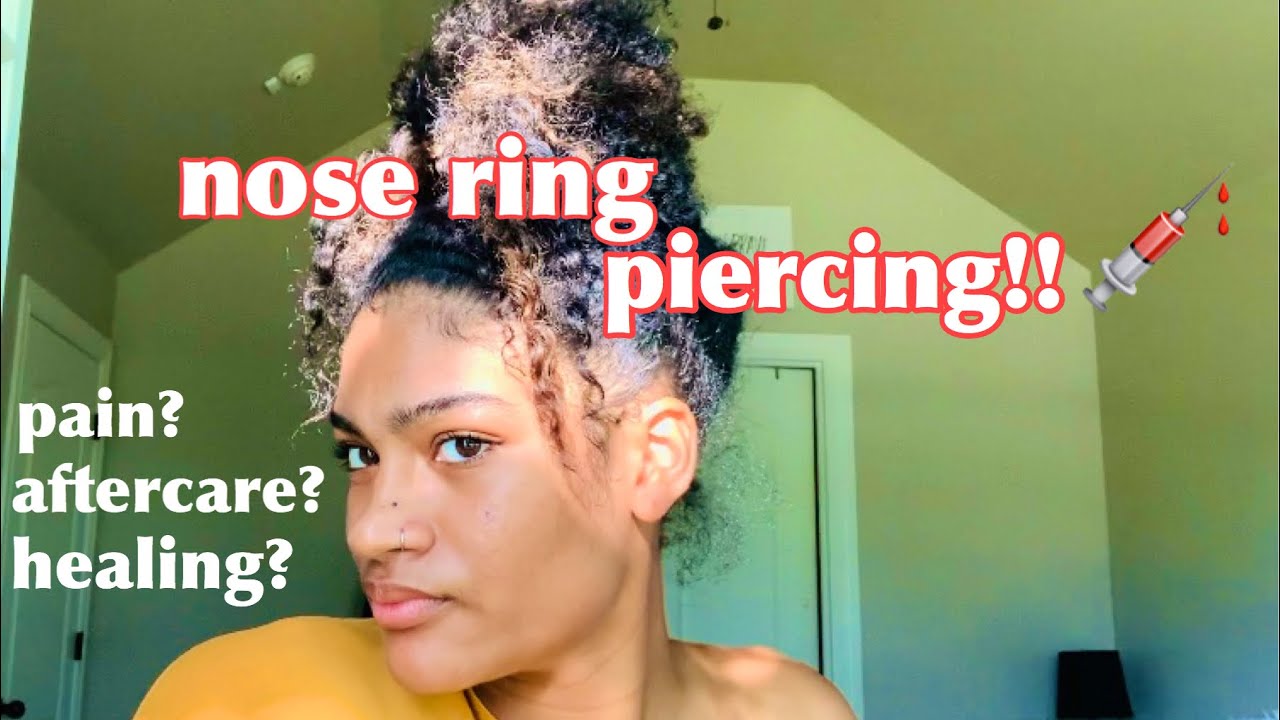 nose piercing vlog 2020 🥳 YouTube