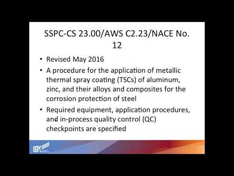 Flame Spray Zinc Coating