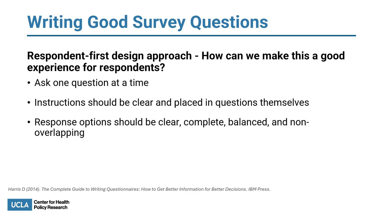 UCLA Data Equity Center Series: Applying a Data Equity Lens to Questionnaire Design