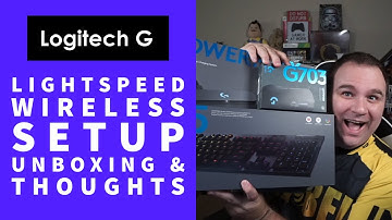 Logitech G Lightspeed Wireless Setup Unboxing!