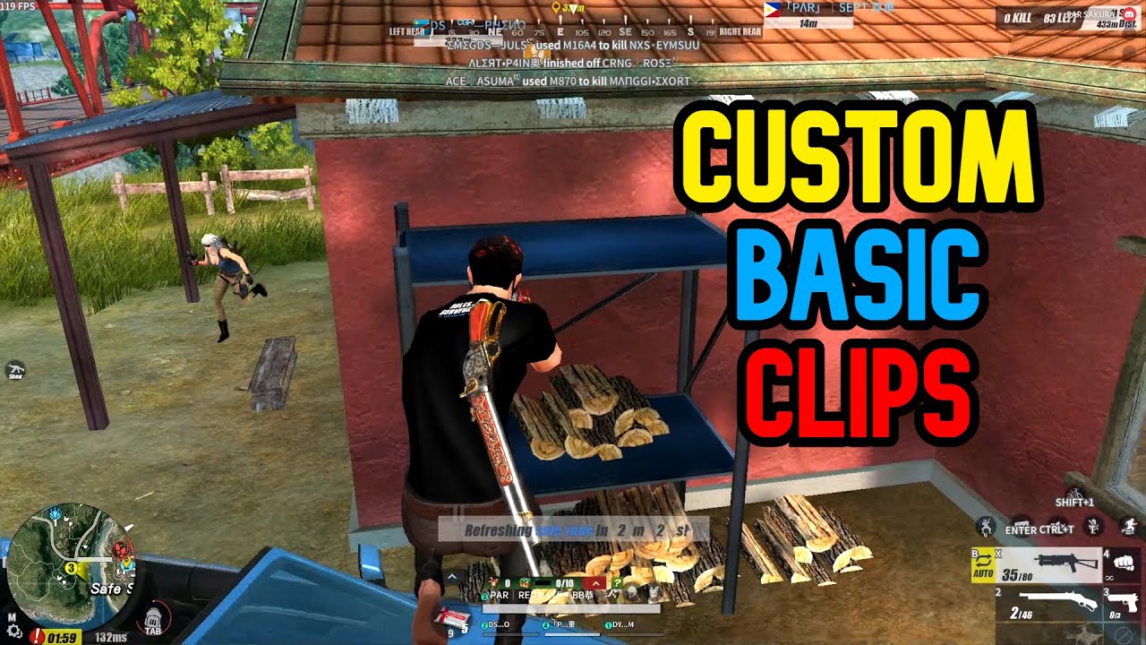 ROS CUSTOM RANDOM CLIPS | RULES OF SURVIVAL (ROS CUSTOM MONTAGE) (ROS CUSTOM HIGHLIGHTS)