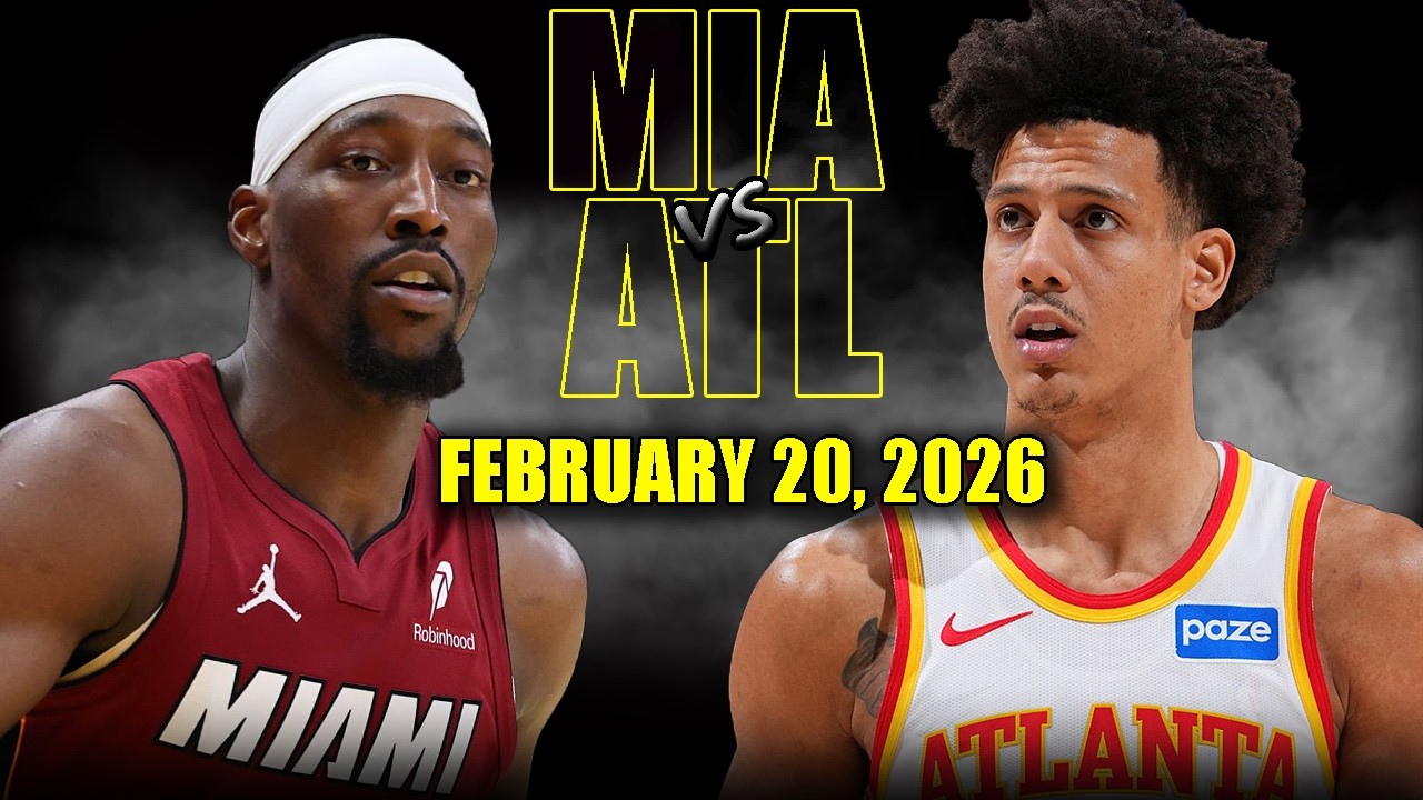 Miami Heat vs Atlanta Hawks Full Game Highlights – February 20, 2026 | NBA Season