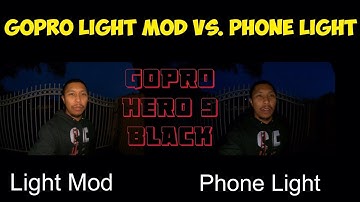 Testing The GoPro Light Mod vs. Phone Light | GoPro Hero 9 Black (enter_the_nerd)