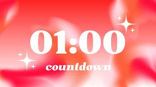 1 Minute Countdown Timer | No Music | Bell Sound