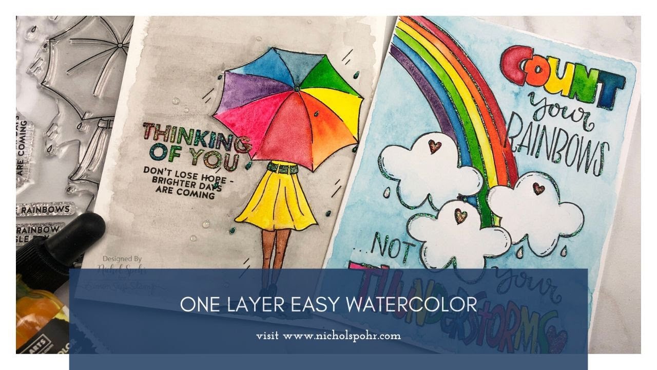 One Layer Easy Watercolor (Simon Says Stamp)