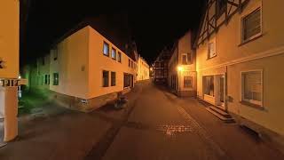 Nächtlicher Dorfspaziergeng In Steinau An Der Straße