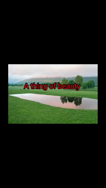 A thing of beauty #thing #beauty#memory #poem #memorypoem#8th#english
