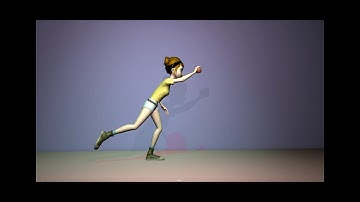 Ball throw animation