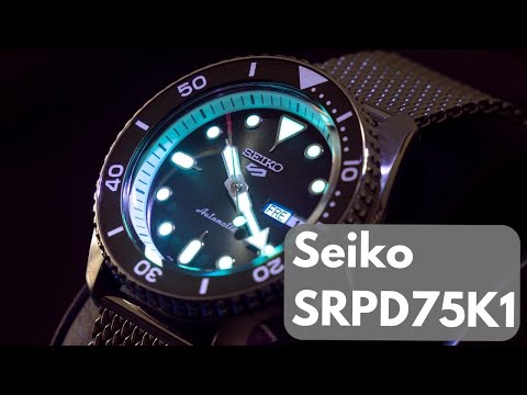 Seiko 5 Sports SRPD75K1 - Обзор Часов