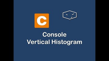console vertical histogram in c