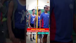 🚔 Height की Tension छोड़ो, Selection की तैयारी करो | Charlie Academy Delhi"Best Academy in Delhi