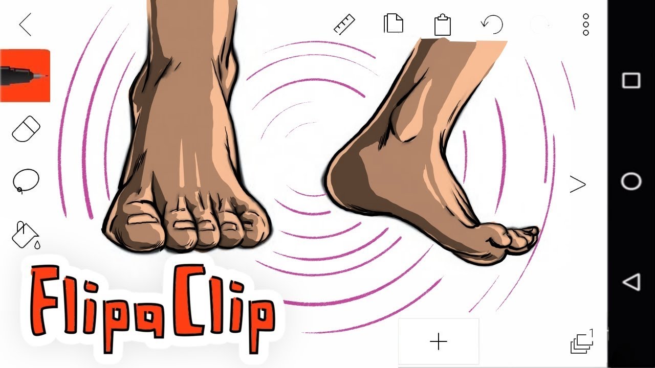 Como desenhar PÉS NO FLIPACLIP