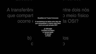 Questões de TI para Concursos