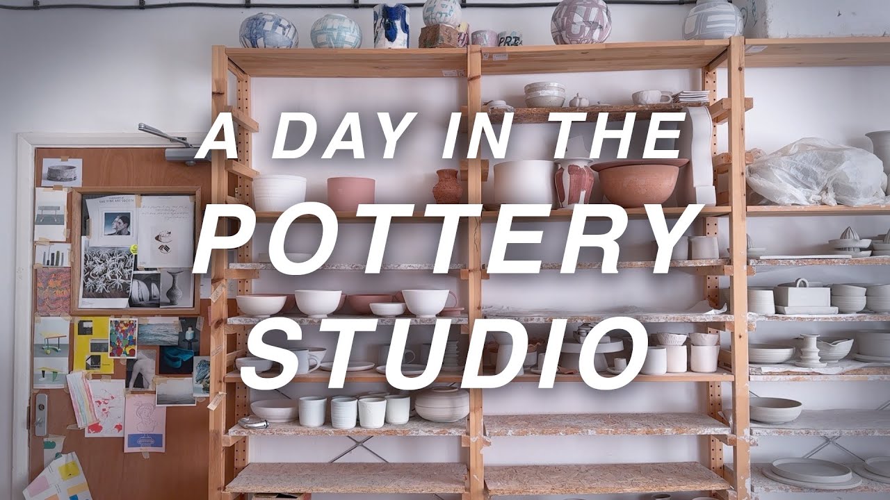 A DAY IN THE POTTERY STUDIO | April vlog - YouTube