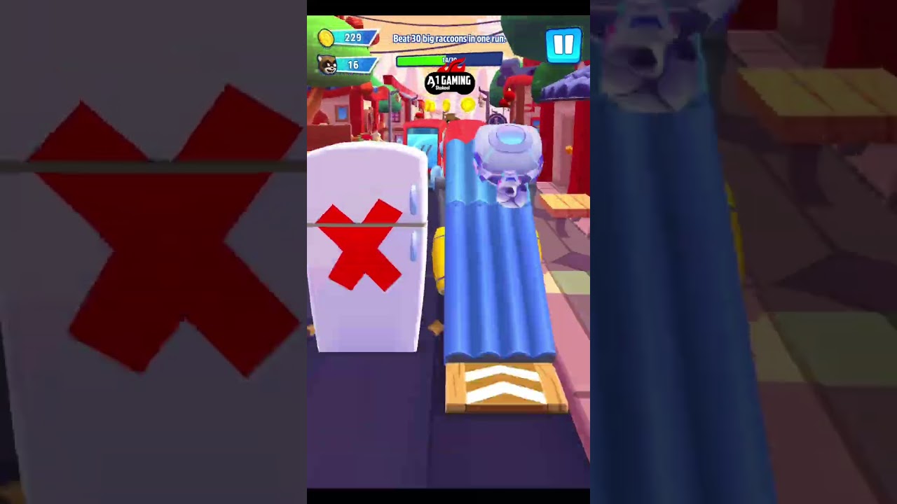 Talking Tom Hero Dash Beat 30 Big Raccoons in One Run Funny Race Android Gameplay 