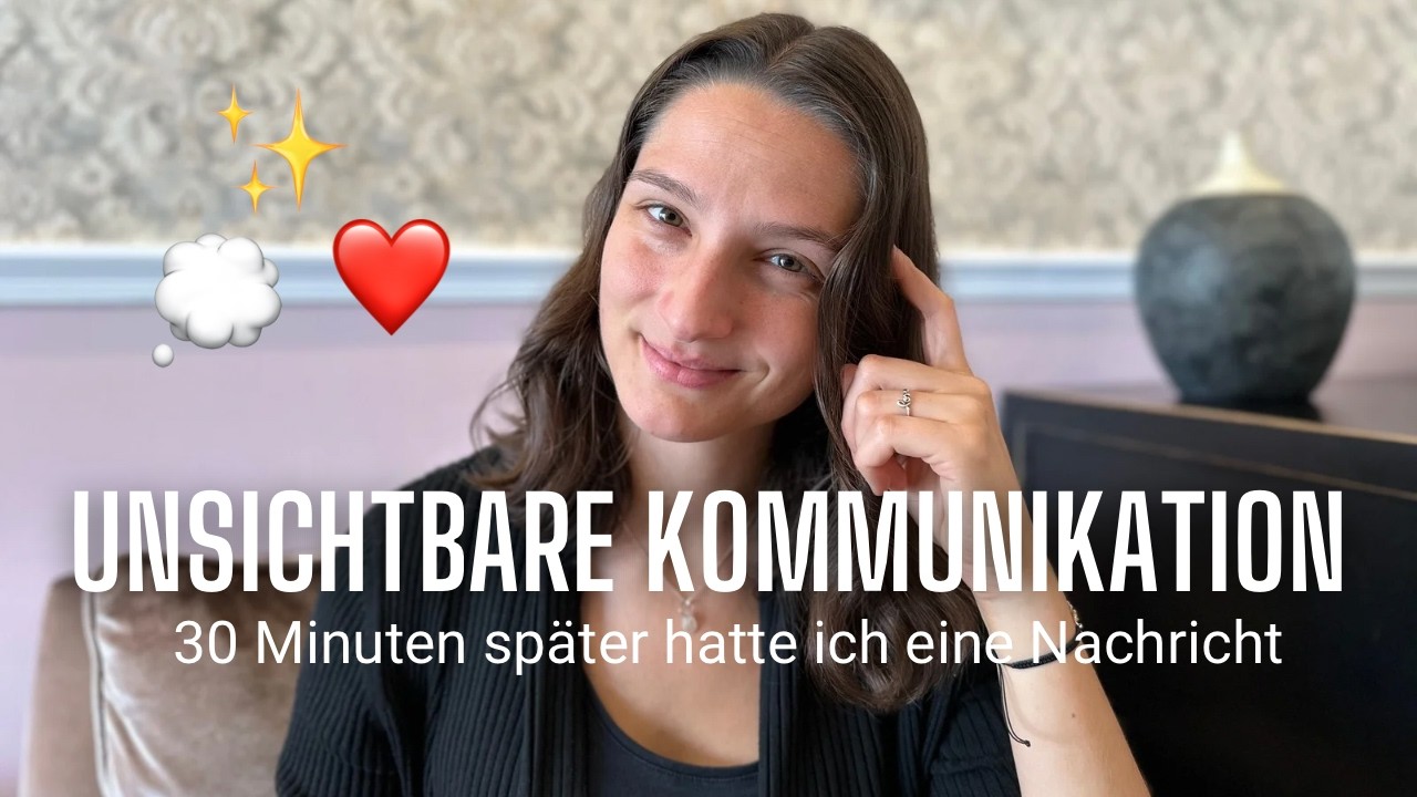 30 Minuten später kam die Nachricht – Mein Test mit Telepathie!