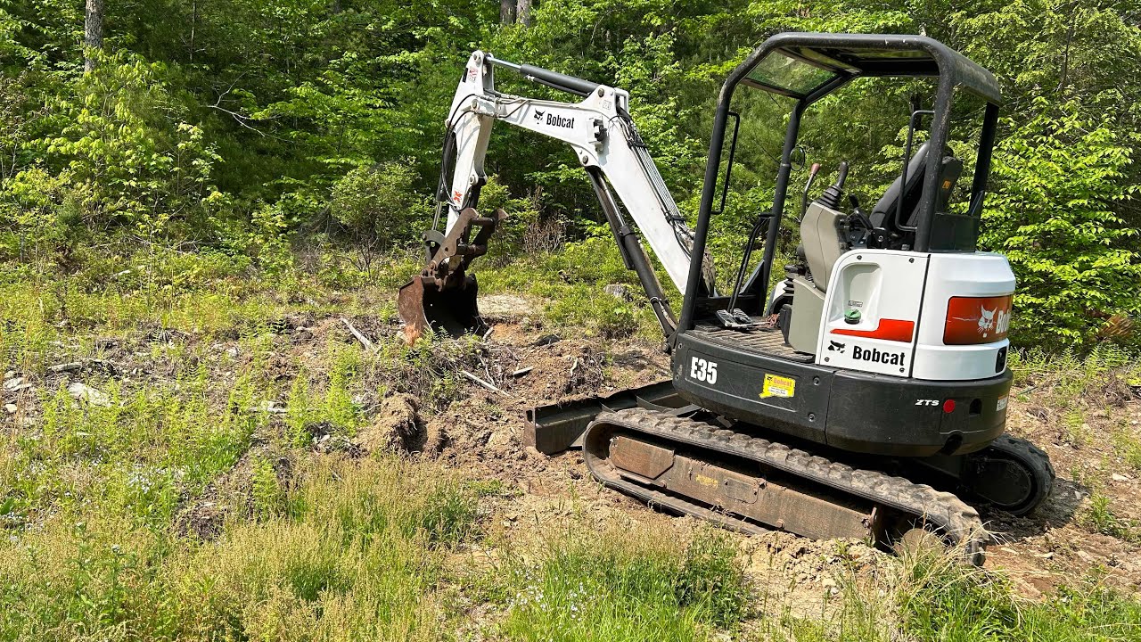 How to Landscape with Mini Excavator E-35