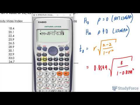Testing the Significance of the Correlation Coefficient (r)