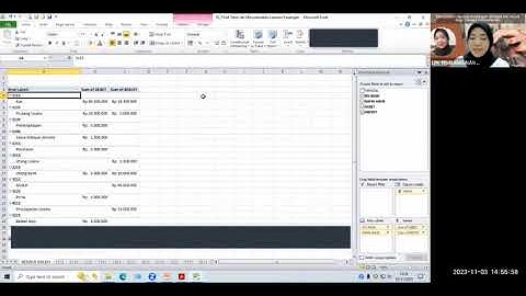 Video topik ajar_Menyusun Laporan Keuangan dengan Ms. Excel bagi Tenaga Perkantoran