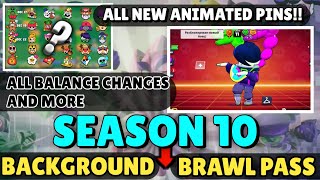 Confirm Date & Price Of All New Skins | Brawlidays & Season 10 Background And Brawl Pass Review