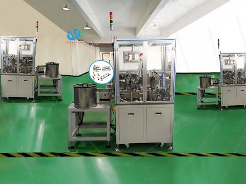 Automatic Assembly Machine for Hardware Lockset - YouTube