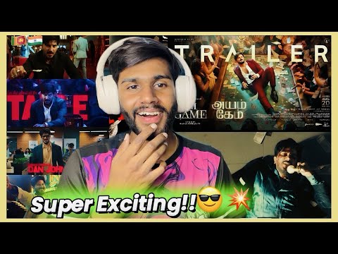 I'M GAME TRAILER (Tamil) Reaction | Dulquer Salmaan | Nahas Hidhayath | Wayfarer Films