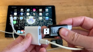 How To Import Pictures And Video From A Camera to an iPhone or iPad