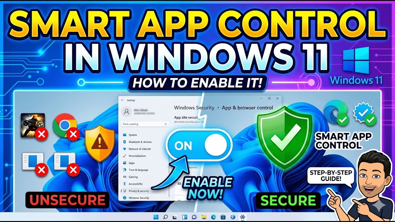Smart App Control in windows 11 and how to enable it (2026) - YouTube