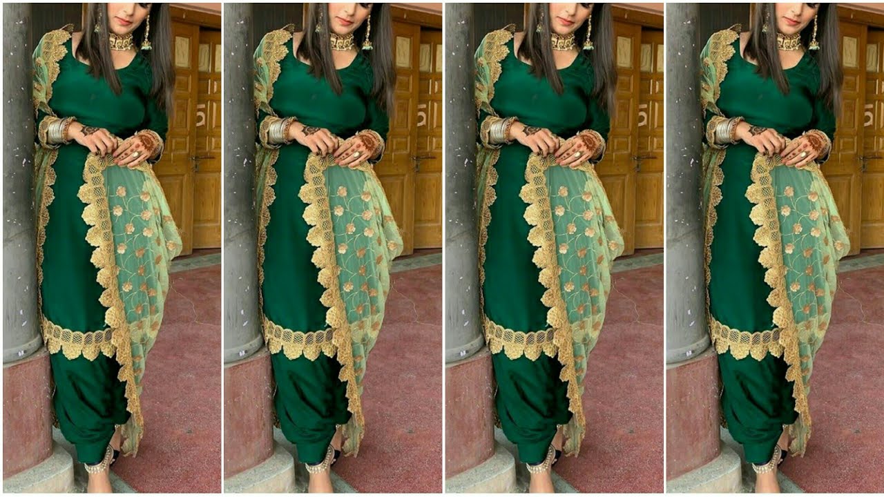 DESIGNER PATIYALA SALWAR SUIT | Indian women fashion, Patiyala dress, Dress