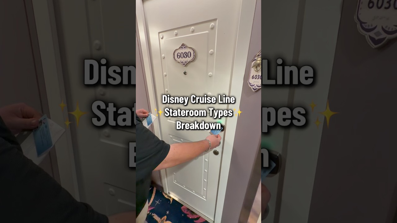 Let’s Breakdown Disney Cruise Line Staterooms ✨