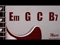 Slow Rock Emotional Ballad Guitar Backing Track E minor Jam