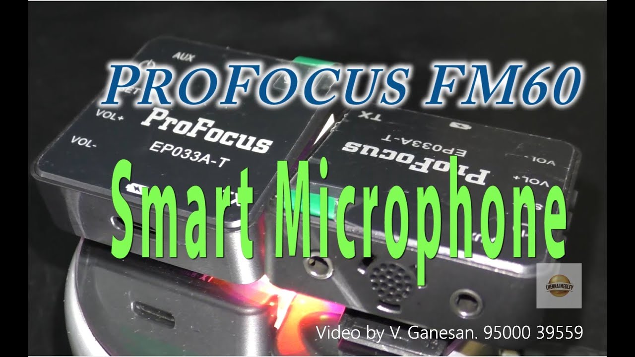 ProFocus FM60 l MICROPHONE l WIRELESS MICROPHONE l MIC l ARIHANT