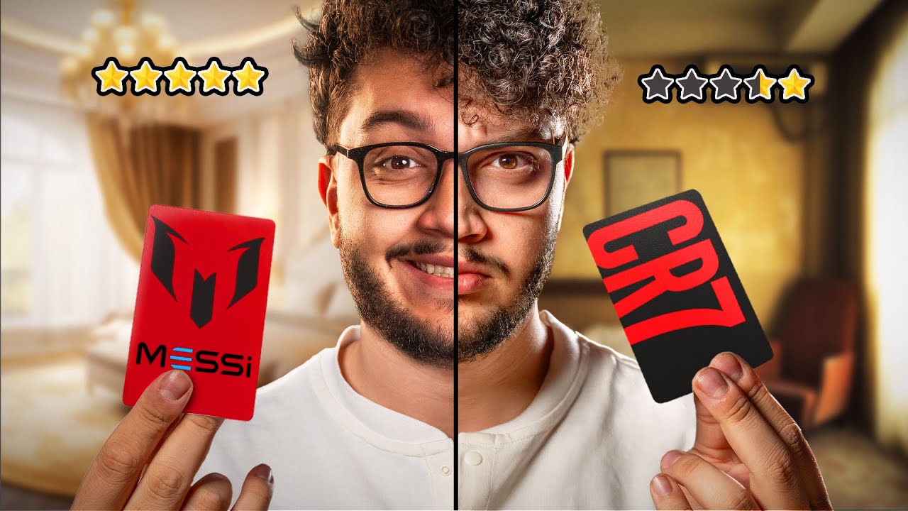 قارنت اشهر فندقين بالعالم (ميسي ضد رونالدو)